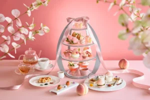 Pure Peach Afternoon Tea Debuts at ANA Crowne Plaza Kanazawa
